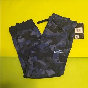 Nike Navy and Black Camo Joggers